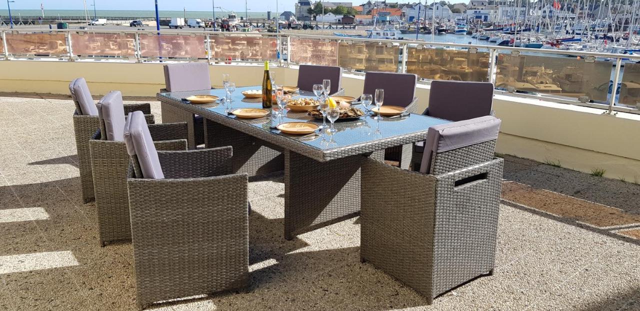 Appartement Vue Sur Mer Et Port Grandcamp-Maisy Kültér fotó