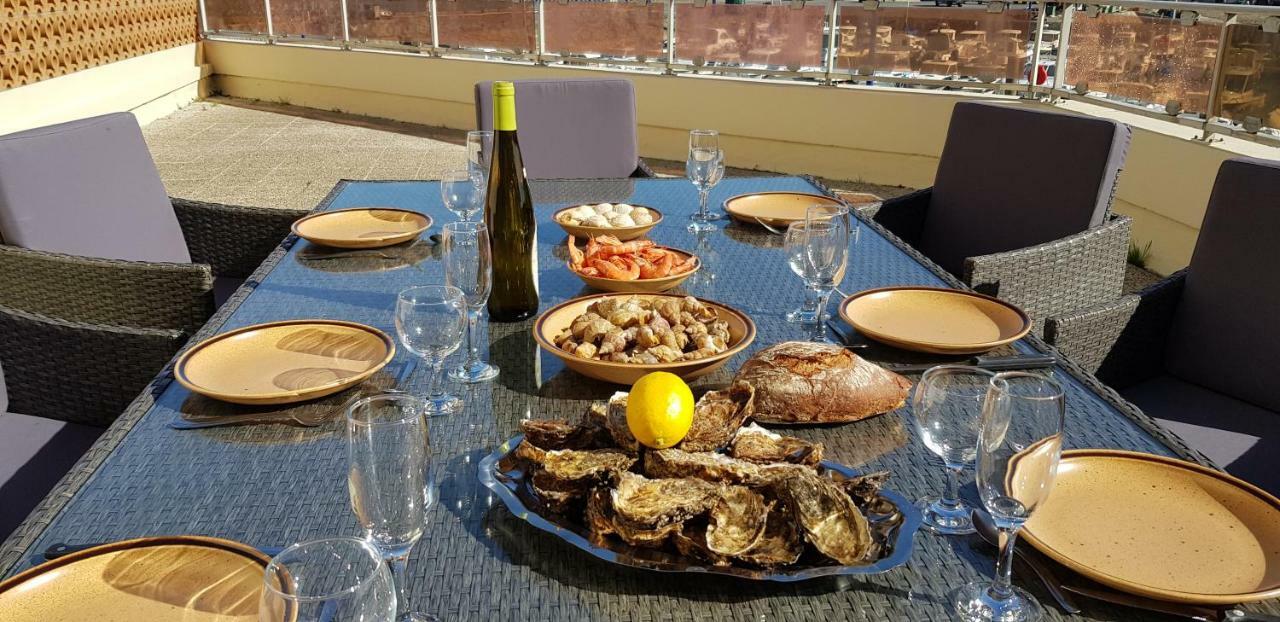 Appartement Vue Sur Mer Et Port Grandcamp-Maisy Kültér fotó
